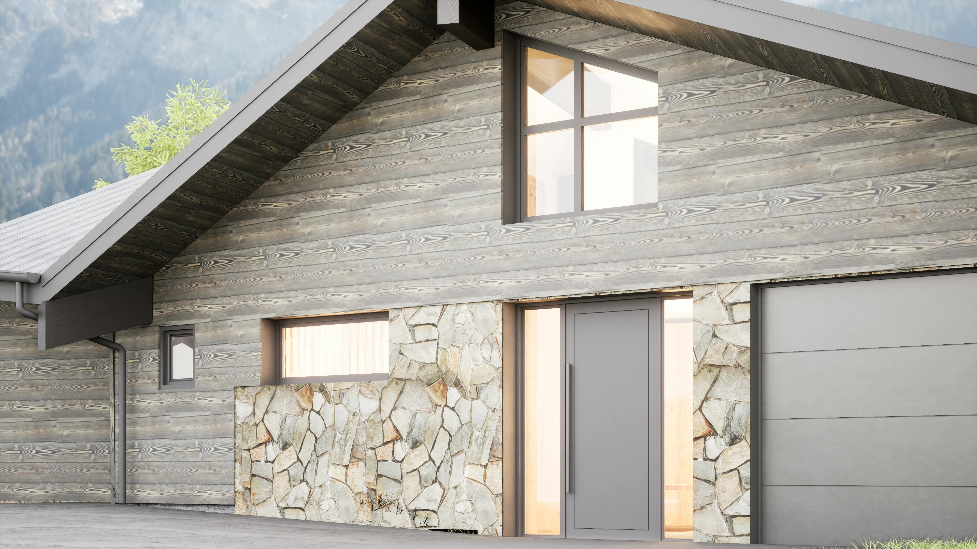 Rénovation complète d'un chalet avec garage à l'Alpe d'Huez par Architéa Grenoble Est