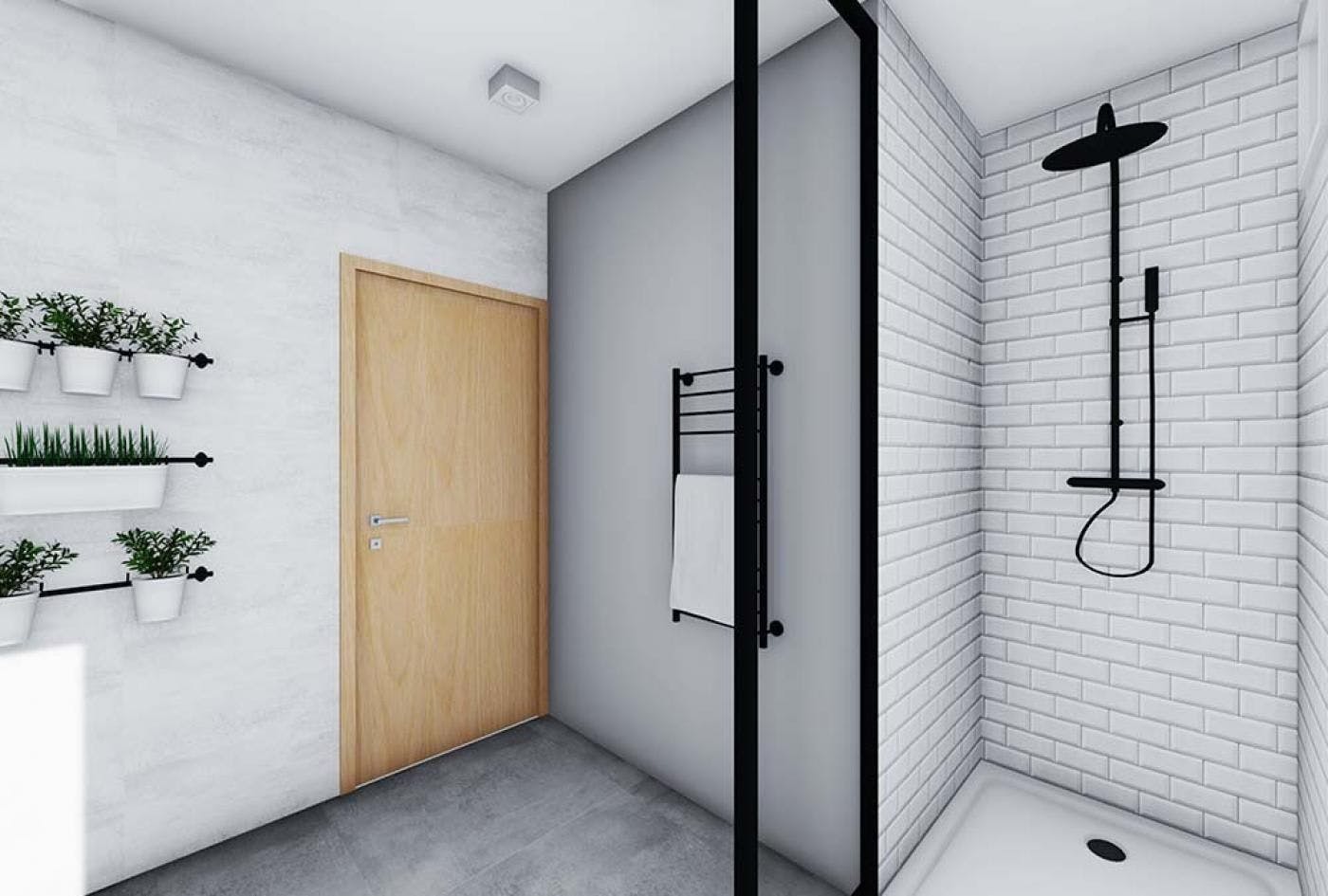 renovation salle de bain montpellier projection 3D par Architéa Montpellier