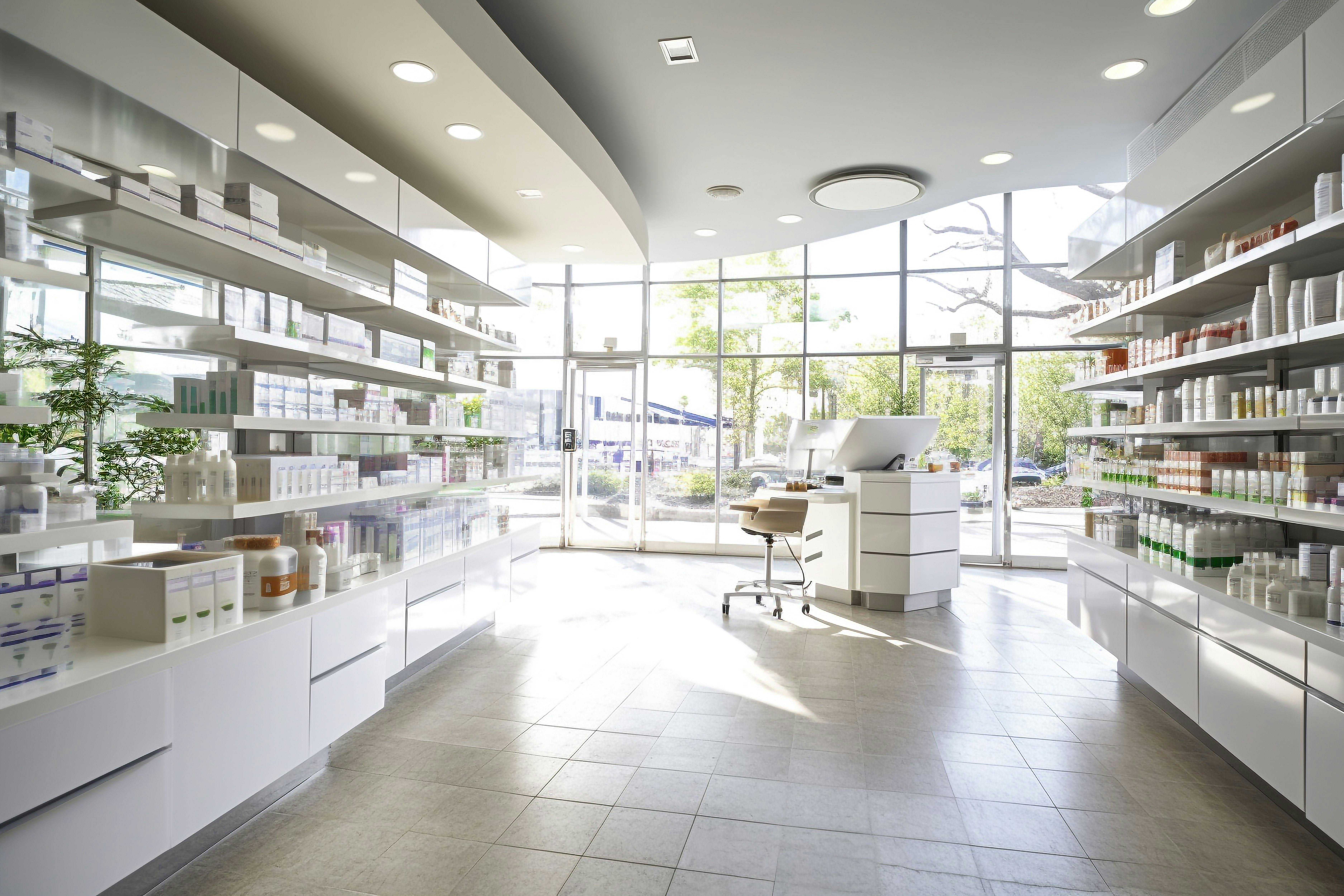 Rénovation de pharmacie à Rouen