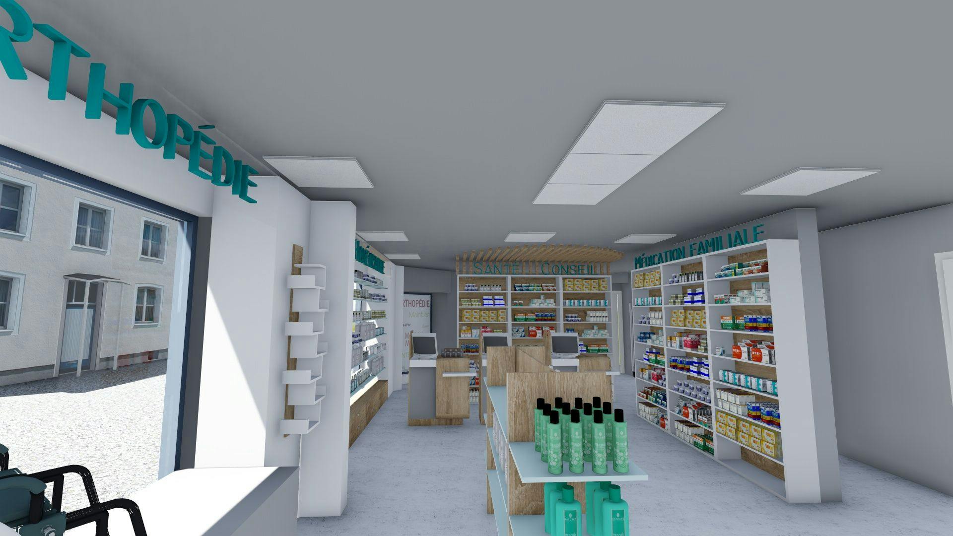 rénovation de pharmacie à Gaillac (81)